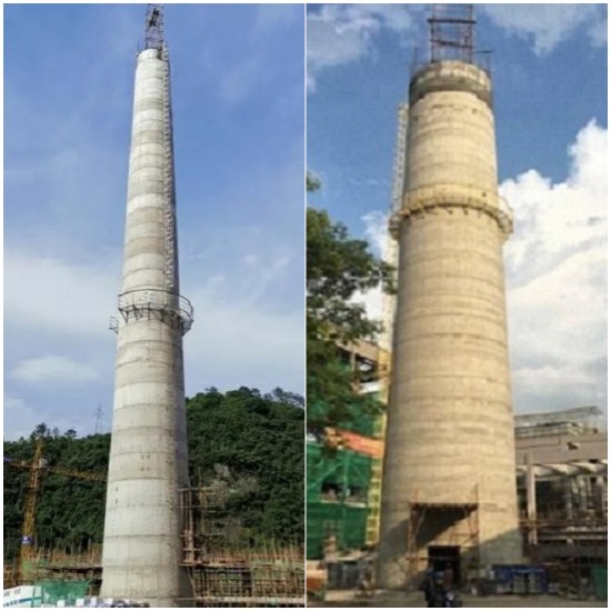 煙囪建筑公司施工中澆筑方法有哪些,需要注意什么？